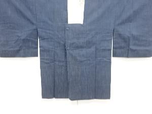 アンティーク　手織り紬道行コート